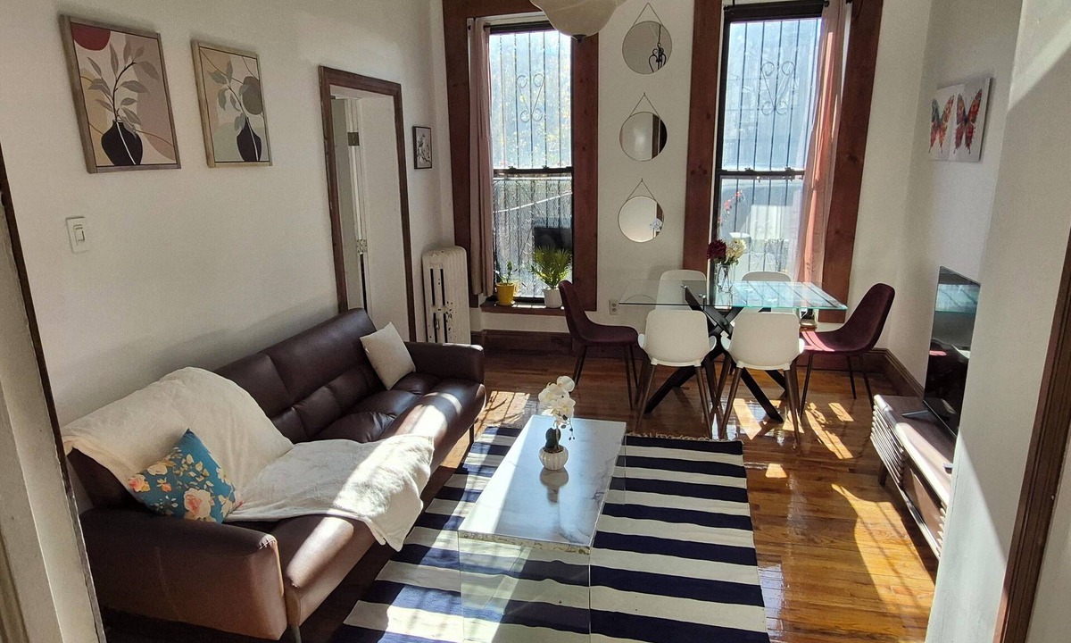 Bedford-Stuyvesant Apartment | Stylish 2BR in a Bed-Stuy Brownstone - with Private Patio