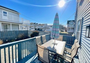 Beach block townhouse on the very desired 76th Street beach in Sea Isle City