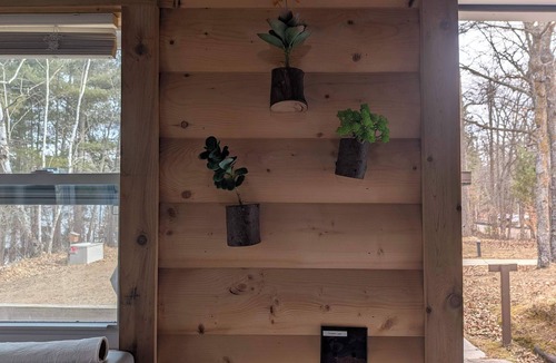 Walker Cabin | Tiny Home with Big Balcony Overlooking Long Lake