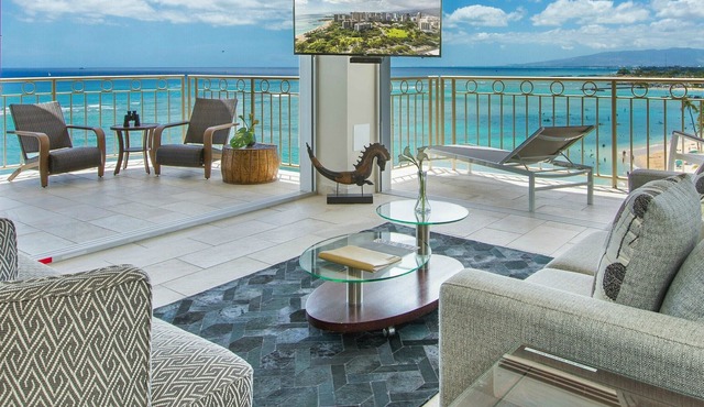 A View to Die for! 3 bedroom 3 bath on the sand at Waikiki Beach in Honolulu