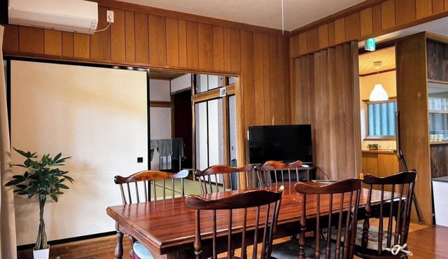 An openair bath Karaoke Enjoy BBQ at this villa/Komoro Nagano in Komoro