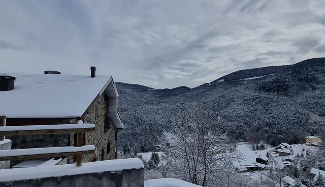 Apartment 2 rooms Fireplace, Views & very close to Slopes in Alp