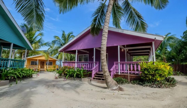 Ariel's Lair: Whimsical Beachfront 1BR Casita in Ambergris Caye in San Pedro