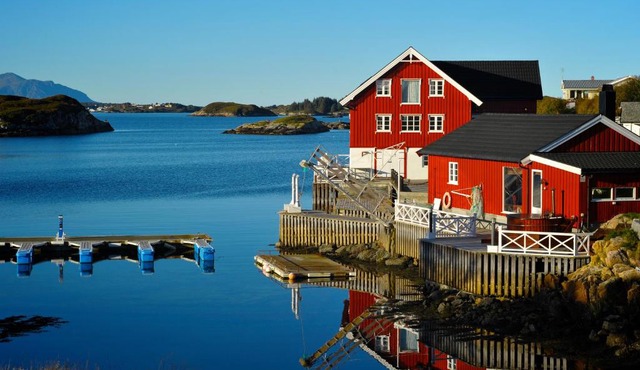 Atlantic Road Seaside Housing in Averoy Municipality
