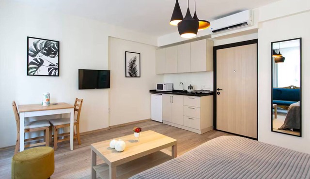 Bright Studio with Bay Window in Central Istiklal in İstanbul
