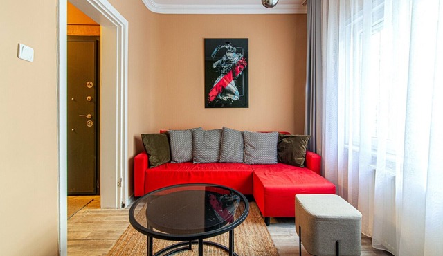 Central Flat w Backyard 5 min to Taksim Square in Istanbul