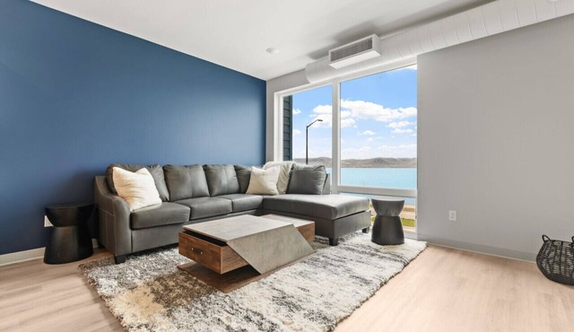 Condo with stunning views of Lake Pepin - Assigned Garage - Unit 207 in Lake City