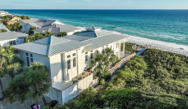 Gulf Front with Private Beach Access- The Flying Pig by Royal Destinations in Santa Rosa Beach