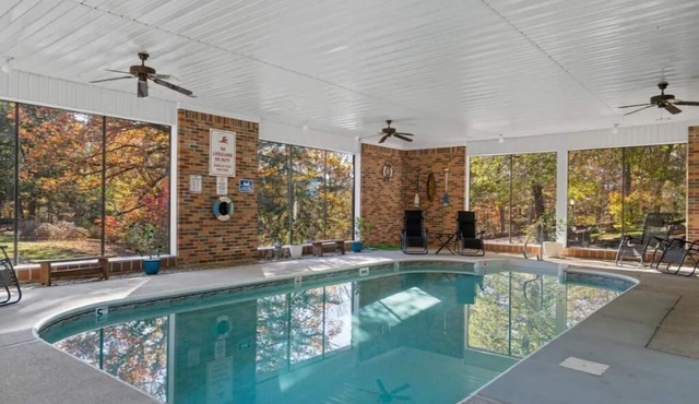 Indoor Pool Oasis on 4 Acres + 2 Game Rooms in hot springs