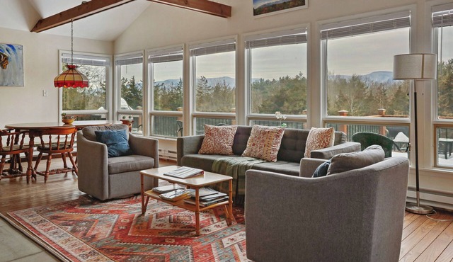 Large Catskill Mountains/Hudson Valley country house, relaxing gathering space in Earlton