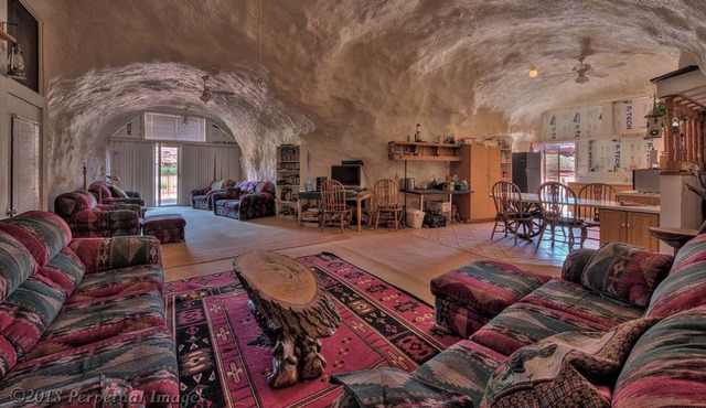 Massive 3 Bedroom Glamping Cave with Views of the Colorado River in Moab