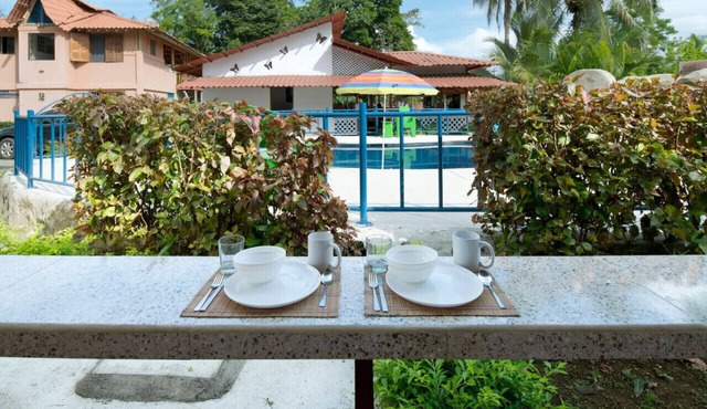 Poolside | 2BR Home | Walk to Beach & Dining in Manzanillo