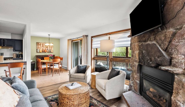 Riverfront Ski Condo (dog friendly) in Fraser