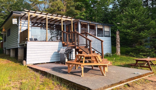 Waterfront Paradise Cove Cottage w/Private Beach in Haliburton