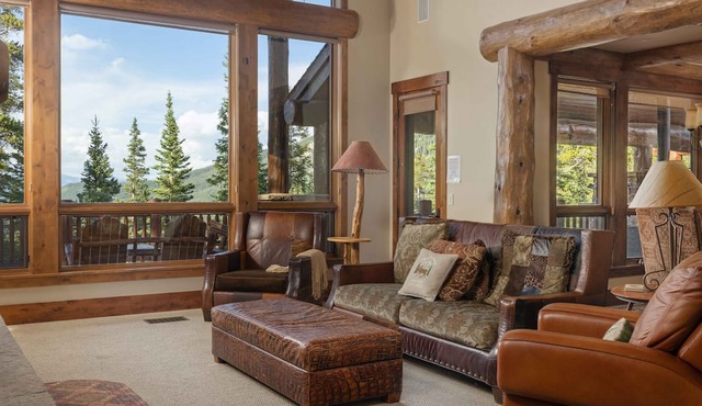Summer Log Cabin by InvitedHome | Hike In/Out, Hot Tub, Pizza Oven, Vast Views in Breckenridge